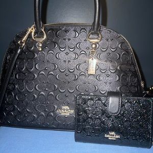 Coach Katy satchel and wallet bundle